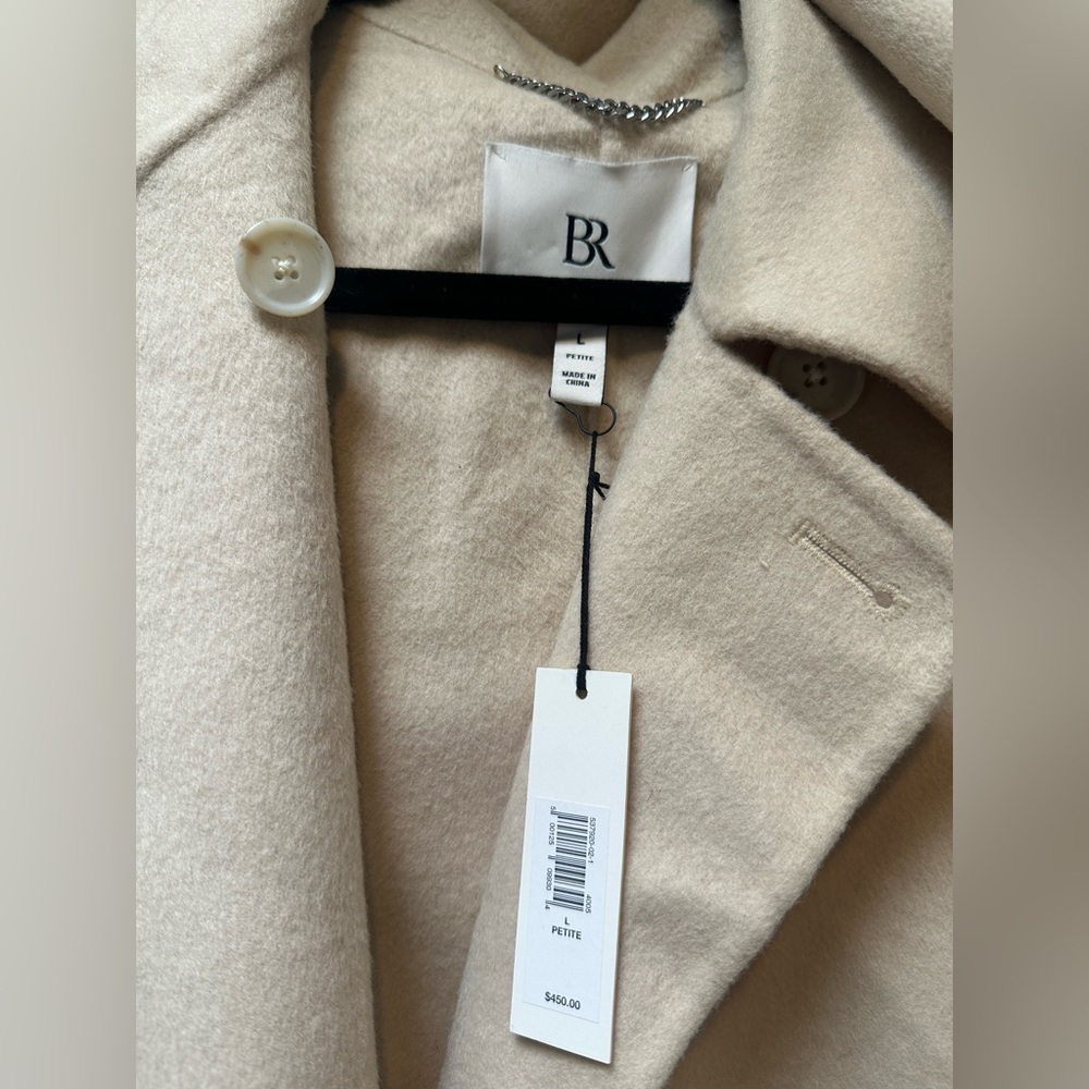 Banana Republic *NWT* Oversized Double-Faced Cape Wool Winter Coat - Picture 5 of 7